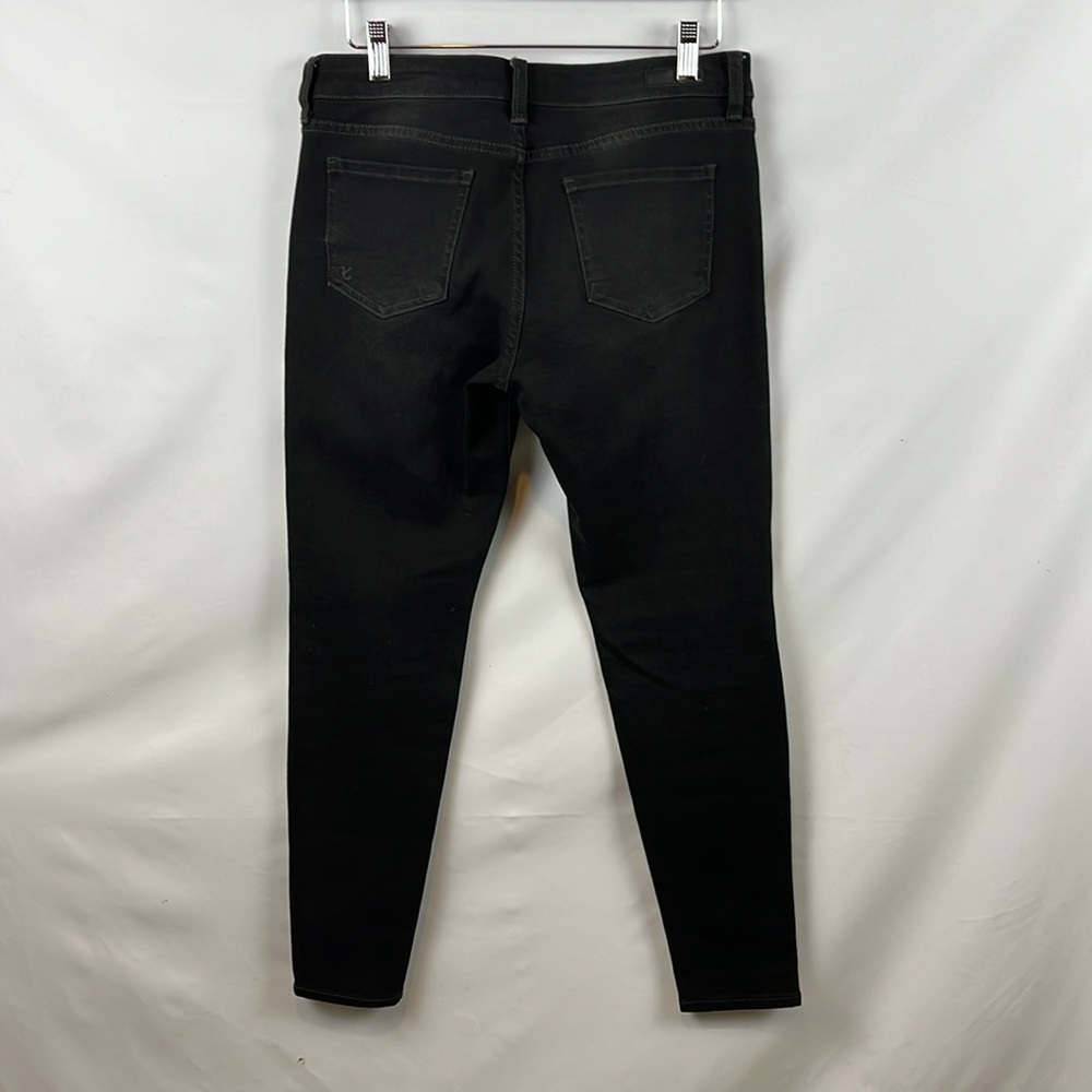 KUT from the Kloth Donna High-Rise Ankle Skinny Jeans in Black Size 6‎ - Picture 7 of 12